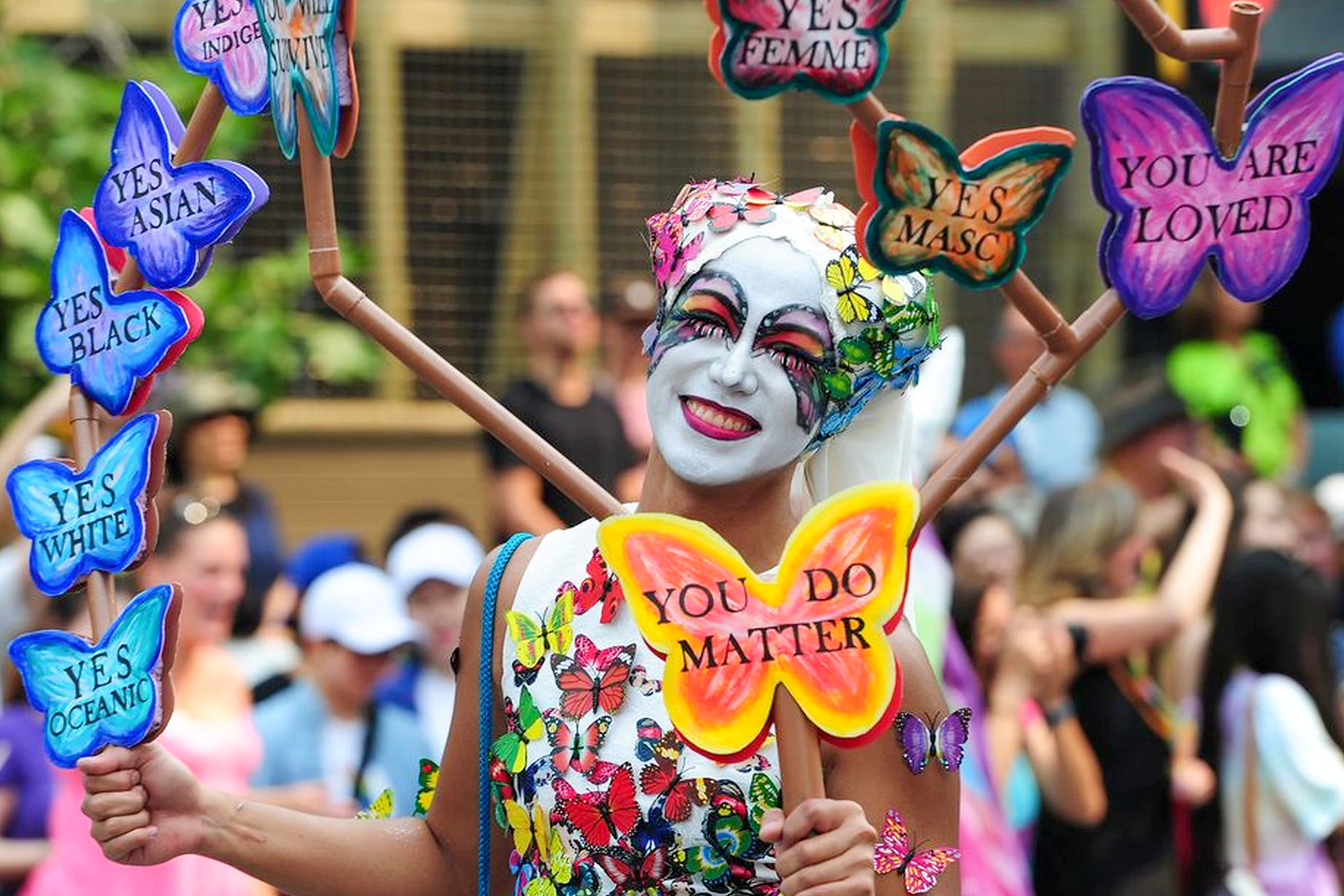 Justin's Affirmation Butterflies Art Piece