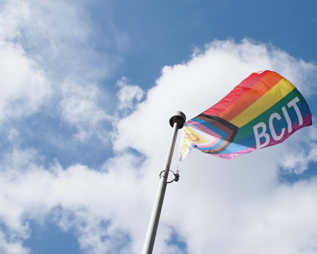 Photo of BCIT's Pride Flag
